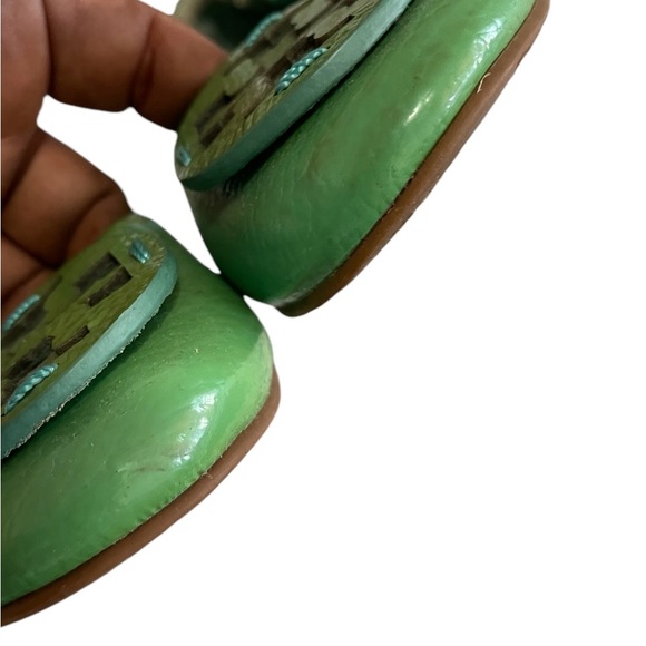 Tory Burch Reva Tumbled Patent Leather flats - Picture 2 of 5
